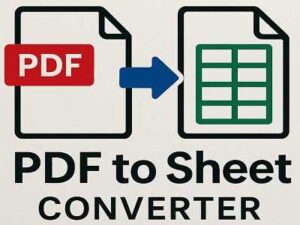 PDF to SHEET Converter
