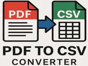 PDF to CSVX Converter