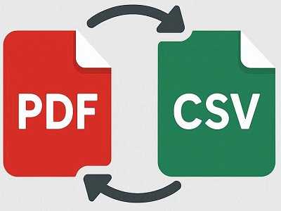 PDF to CSV Converter